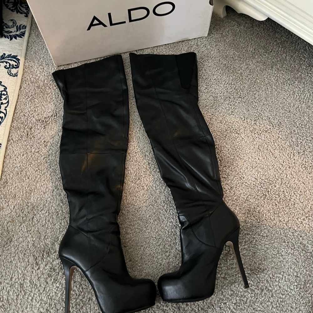 Aldo thigh high boots